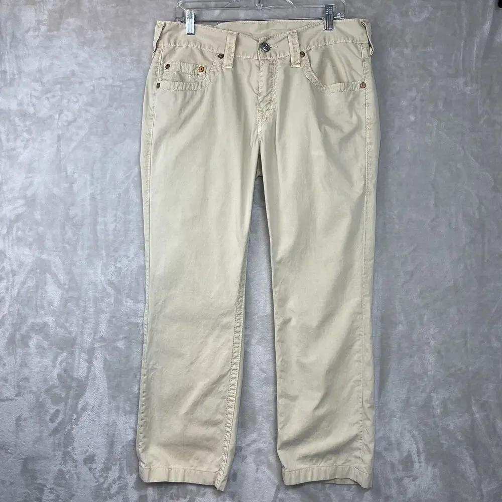 True Religion Vintage Y2K Bobby Chino Pants Men's 34 x 27 Baggy USA Made